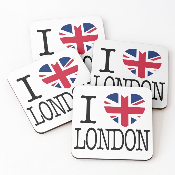 Item preview, I Love London - "I Love London" Logo, British Flag designed and sold by DGMaxShop.