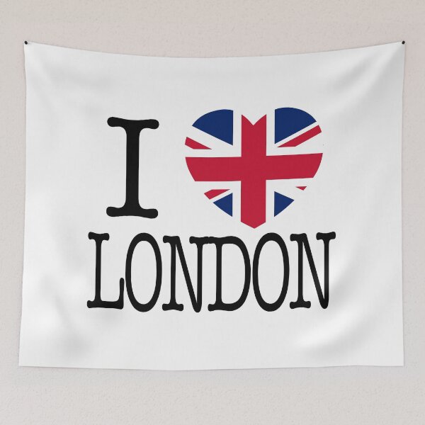 Item preview, I Love London - "I Love London" Logo, British Flag designed and sold by DGMaxShop.