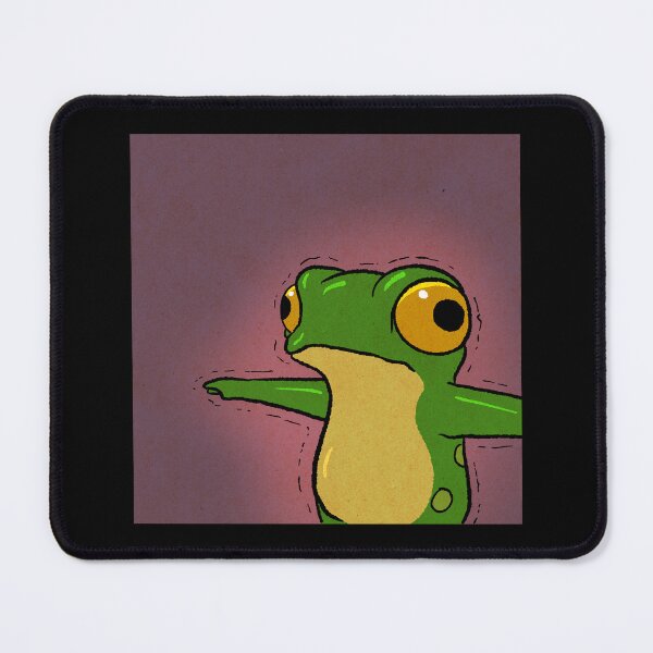Item preview, Frog Dissociating Dissociation Panel 3 Funny Comic Meme Relatable Animal Asian Art Illustration designed and sold by DingHuArt.