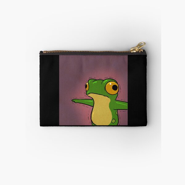 Item preview, Frog Dissociating Dissociation Panel 3 Funny Comic Meme Relatable Animal Asian Art Illustration designed and sold by DingHuArt.