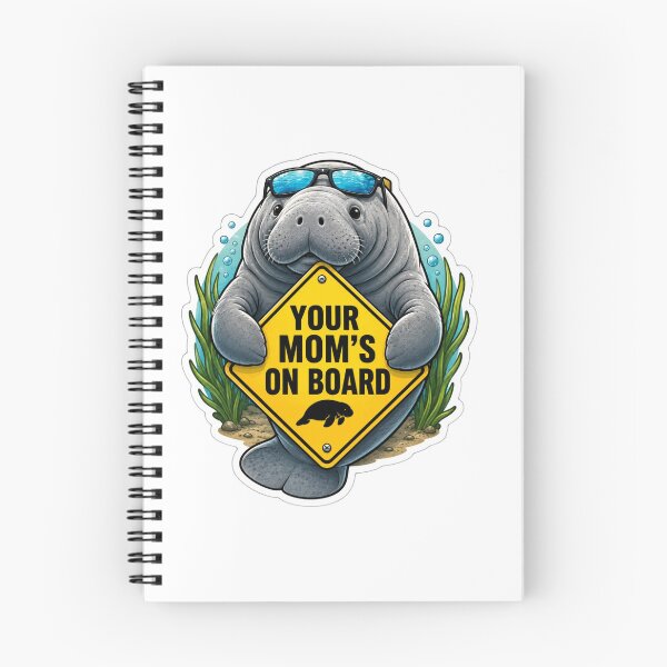 Item preview, Your Mom's on Board Sticker designed and sold by SnarkyPelican.