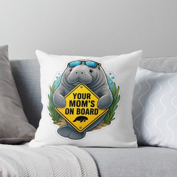 Item preview, Your Mom's on Board Sticker designed and sold by SnarkyPelican.