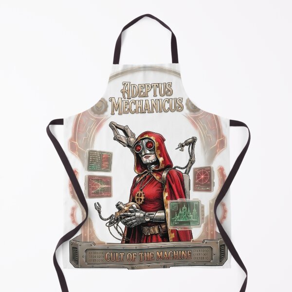 Item preview, Adeptus Mechanicus Cult Of The Machine – Tech-Priest Graphic Tee designed and sold by BravenBold.