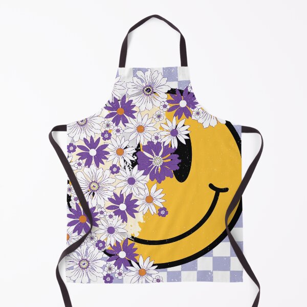 Item preview, Good Vibes Smiling Face: 90s Retro Grunge Floral Happy Face designed and sold by Aritxa.