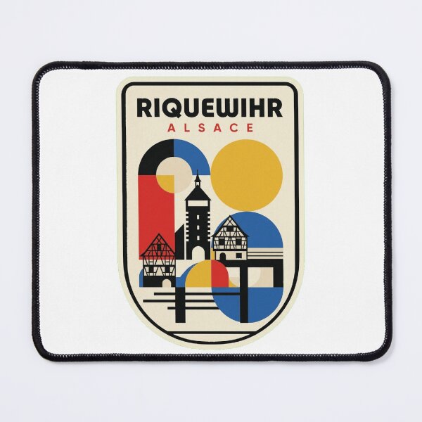 Item preview, Retro Riquewihr Bauhaus Geometric Skyline designed and sold by k3rstman1.