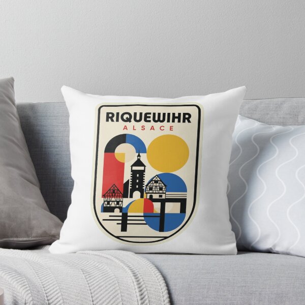Item preview, Retro Riquewihr Bauhaus Geometric Skyline designed and sold by k3rstman1.