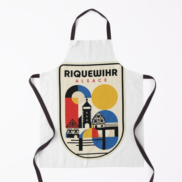 Item preview, Retro Riquewihr Bauhaus Geometric Skyline designed and sold by k3rstman1.