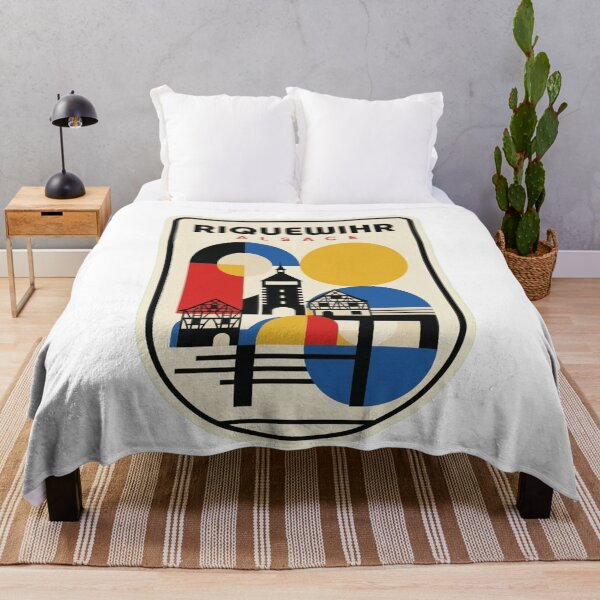 Item preview, Retro Riquewihr Bauhaus Geometric Skyline designed and sold by k3rstman1.