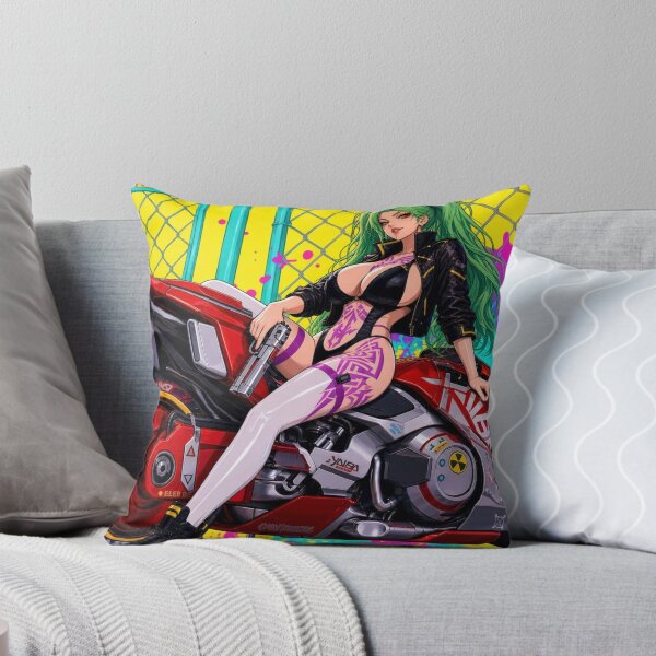 Item preview, Nyx Vex: Street Machine – Cyberpunk Motorcycle Girl designed and sold by JackDraws88.
