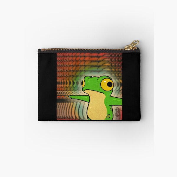 Item preview, Frog Dissociating Dissociation Panel 4 Funny Comic Meme Relatable Animal Asian Art Illustration designed and sold by DingHuArt.