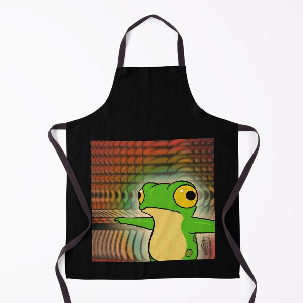 Item preview, Frog Dissociating Dissociation Panel 4 Funny Comic Meme Relatable Animal Asian Art Illustration designed and sold by DingHuArt.