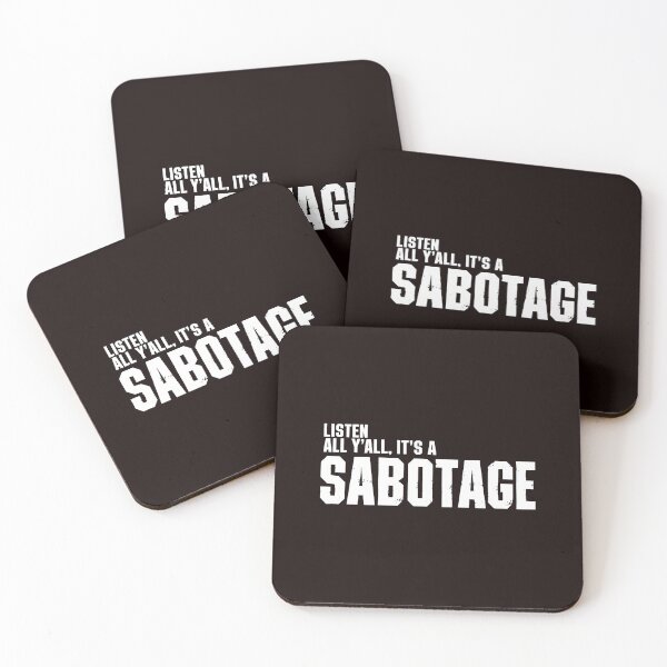 Item preview, Listen All Y'all Sabotage Car Quote  designed and sold by FlipStrawSpot.