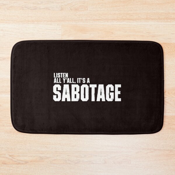 Item preview, Listen All Y'all Sabotage Car Quote  designed and sold by FlipStrawSpot.