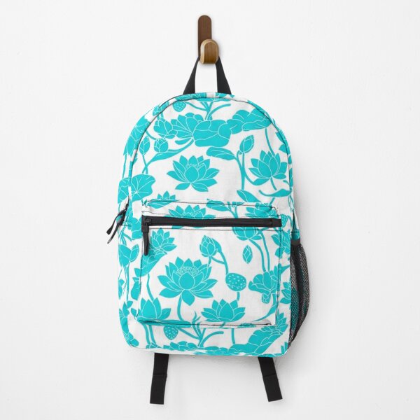 Item preview, Turquoise Lotus Floral Botanical Seamless Pattern designed and sold by Owcomm.