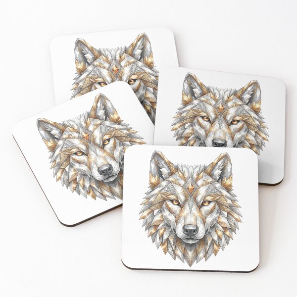 Item preview, Silver and Gold Gemstone Wolf designed and sold by Diego Bessa.