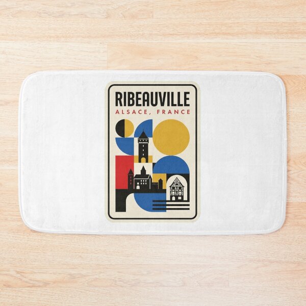 Item preview, Retro Ribeauville Bauhaus Geometric Skyline designed and sold by k3rstman1.