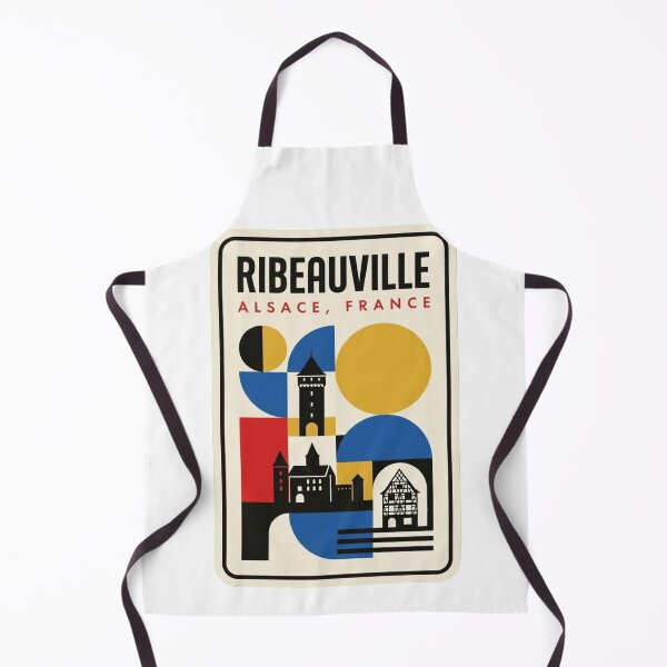 Item preview, Retro Ribeauville Bauhaus Geometric Skyline designed and sold by k3rstman1.