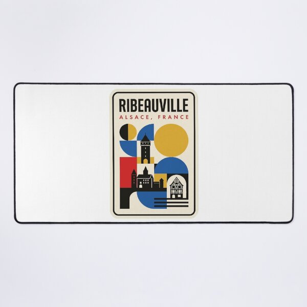 Item preview, Retro Ribeauville Bauhaus Geometric Skyline designed and sold by k3rstman1.