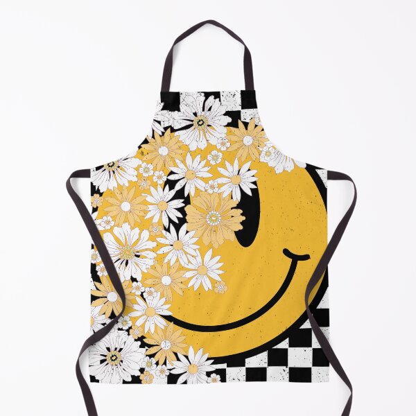 Item preview, Good Vibes Smiling Face: 90s Retro Grunge Floral Happy Face designed and sold by Aritxa.