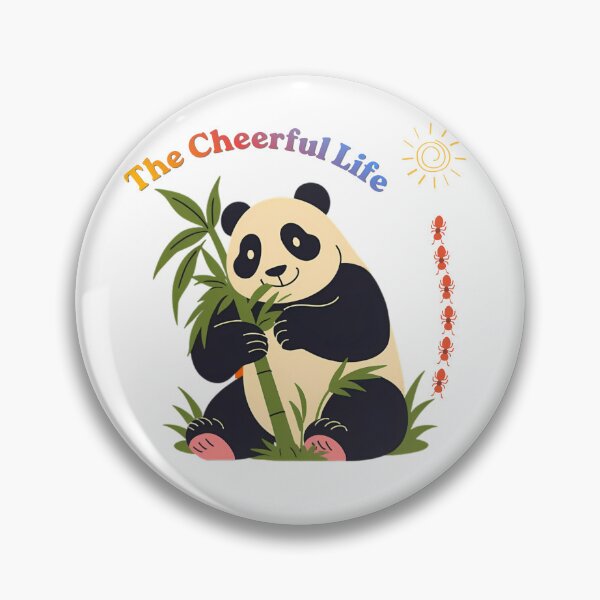 Item preview, Cute Panda Bear with Bamboo designed and sold by Kuevitaglowshop.