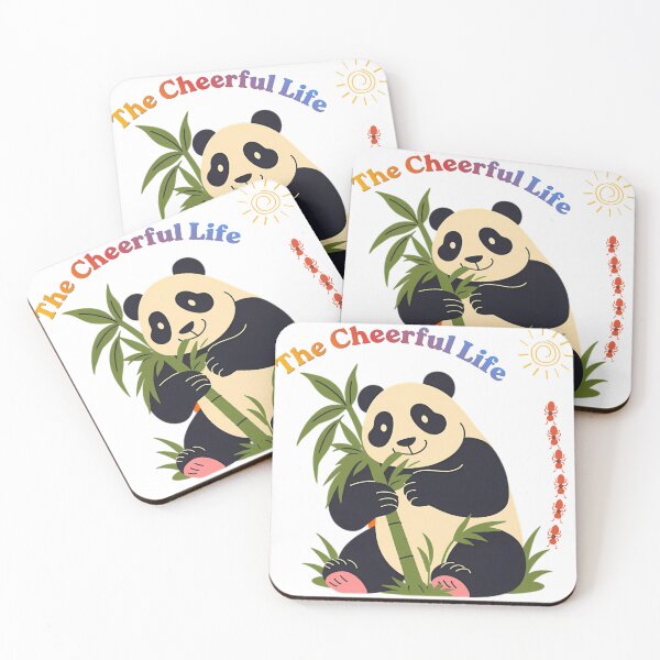 Item preview, Cute Panda Bear with Bamboo designed and sold by Kuevitaglowshop.