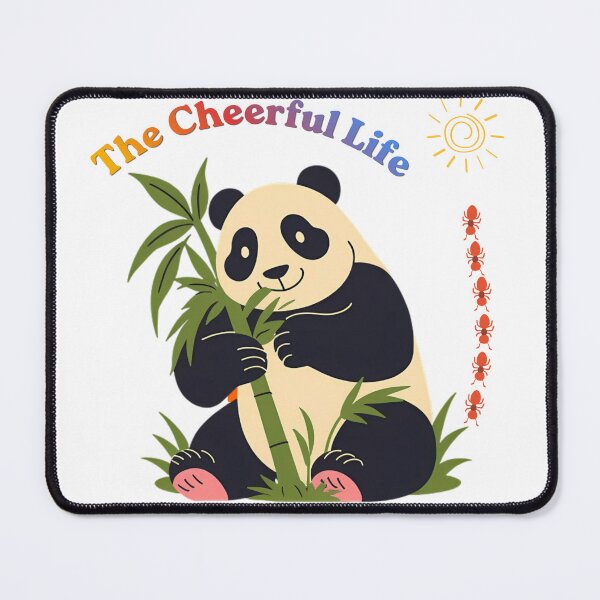 Item preview, Cute Panda Bear with Bamboo designed and sold by Kuevitaglowshop.