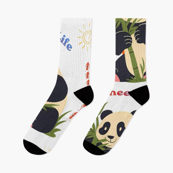 Item preview, Cute Panda Bear with Bamboo designed and sold by Kuevitaglowshop.