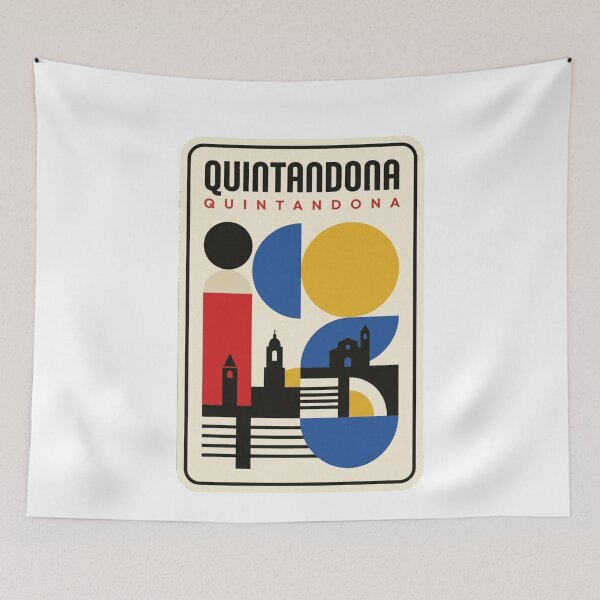 Item preview, Retro Quintandona Bauhaus Geometric Skyline designed and sold by k3rstman1.