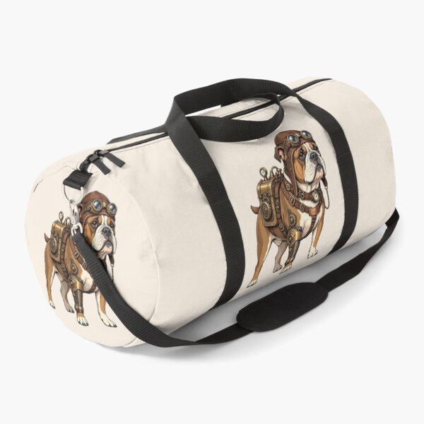 Item preview, Steampunk Dog – Mechanical Dog with Goggles and Gear Backpack designed and sold by SweetLilith.