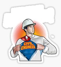 Do not call me architect! Civil Engineer T-Shirt Sticker