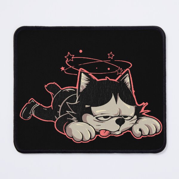 Item preview, Exhausted Splooting Cartoon Cat designed and sold by Anugrah januar.