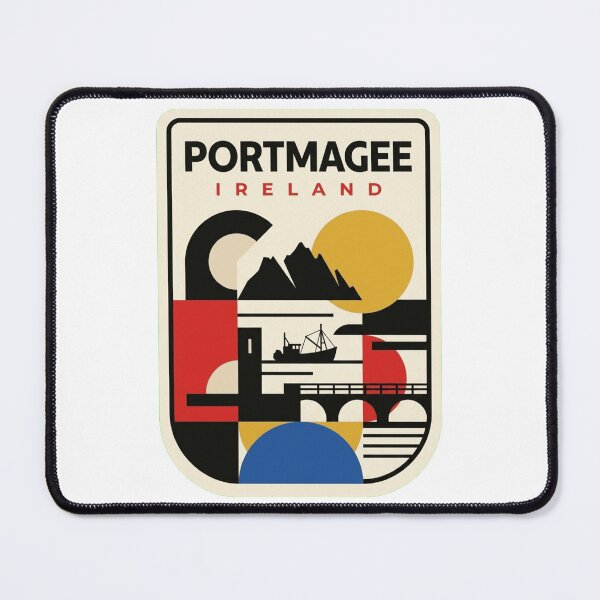 Item preview, Retro Portmagee Bauhaus Geometric Skyline designed and sold by k3rstman1.