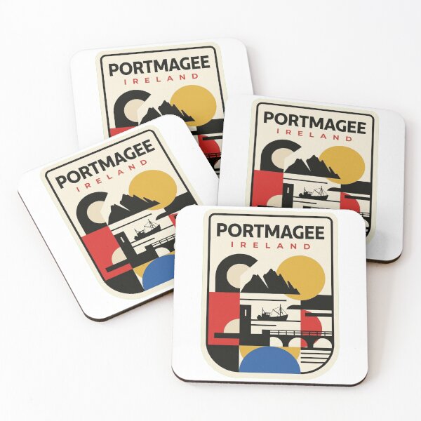 Item preview, Retro Portmagee Bauhaus Geometric Skyline designed and sold by k3rstman1.