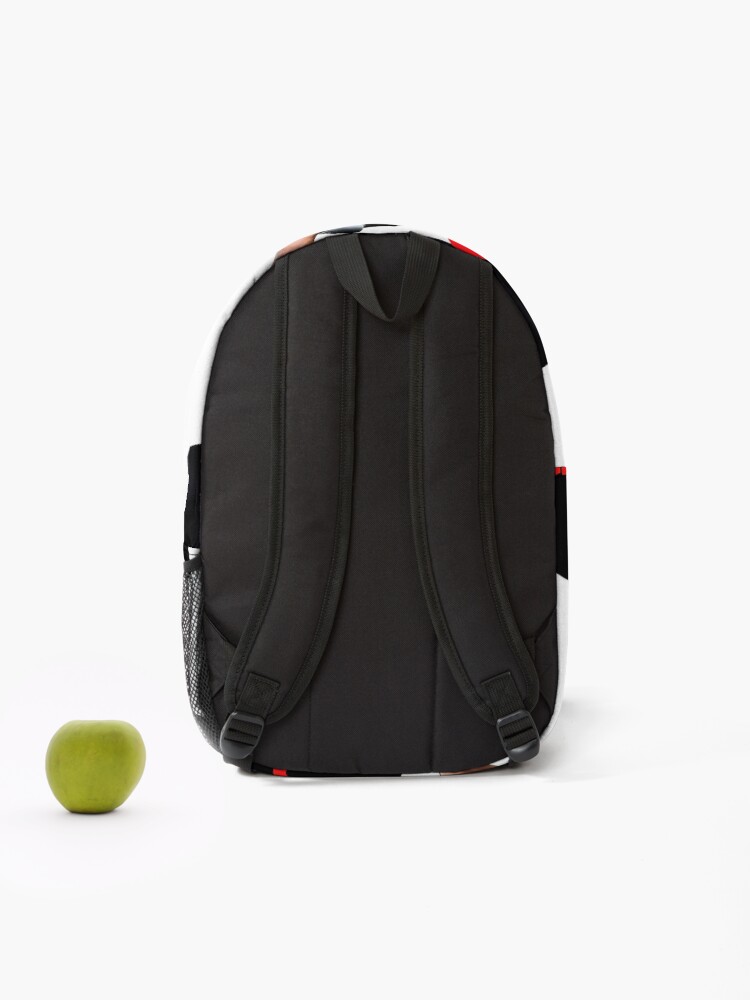 Thumbnail 2 of 3, Backpack, Great Rapper Face designed and sold by AaronCreagh.