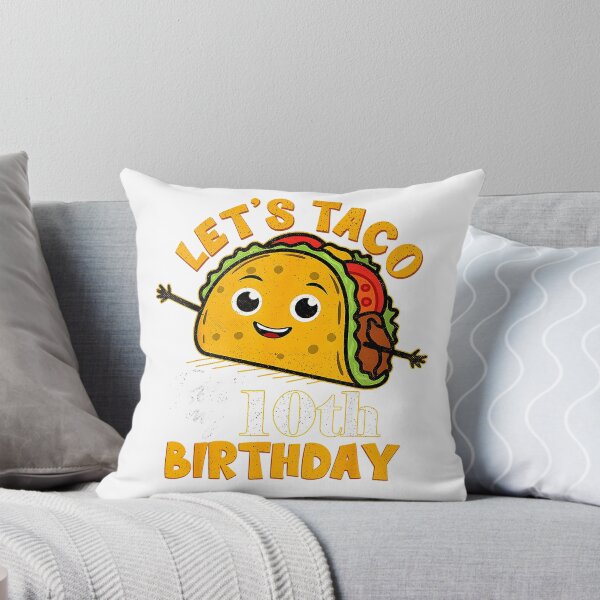 Item preview, Let's Taco Bout My 10th Birthday 10 Year Old Tacos Lover T-Shirt designed and sold by TinyHands-Art.