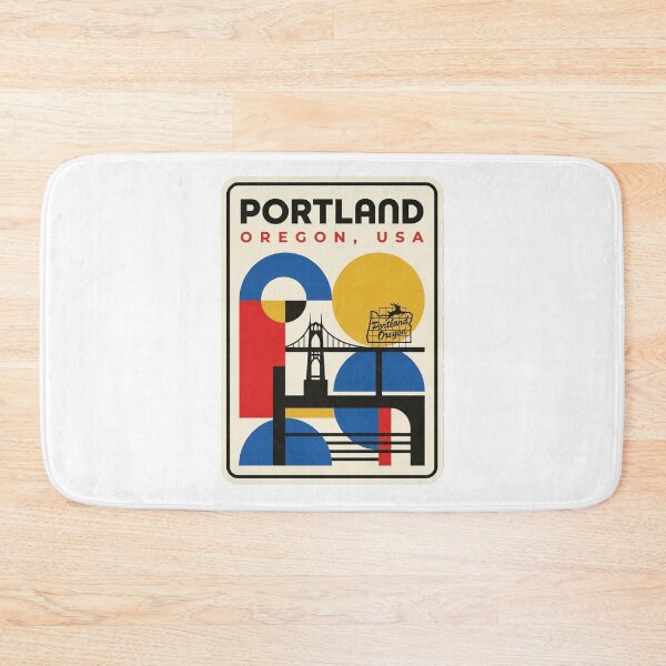 Item preview, Retro Portland Bauhaus Geometric Skyline designed and sold by k3rstman1.