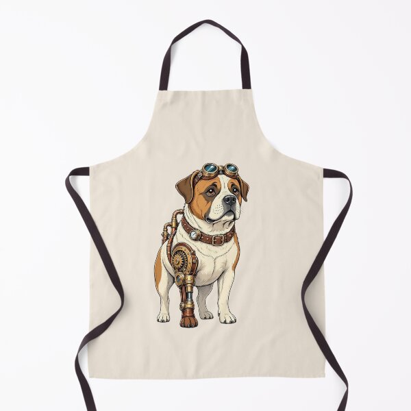 Item preview, Steampunk Dog – Mechanical Dog with Goggles  designed and sold by SweetLilith.