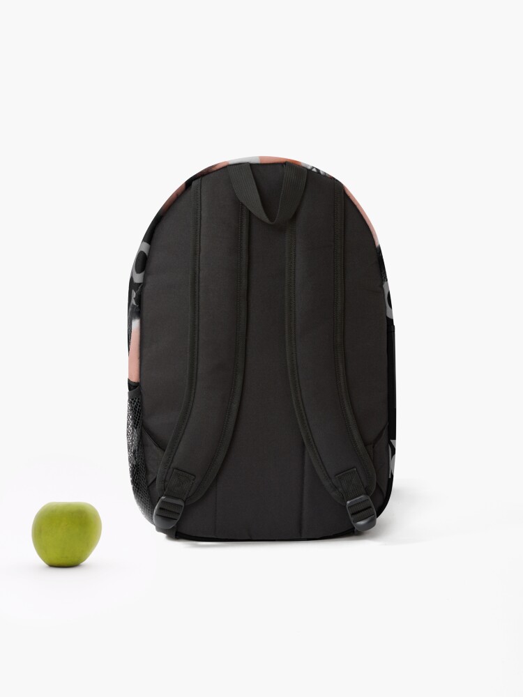 Thumbnail 2 of 3, Backpack, Great Rapper Face designed and sold by AaronCreagh.