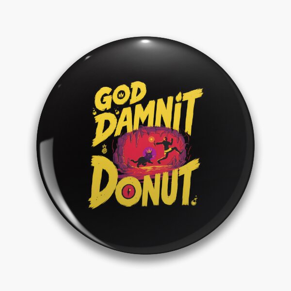 Item preview, God Damnit Donut Cave Lion Person  designed and sold by ShophiaCrafts.