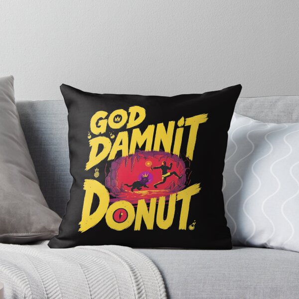 Item preview, God Damnit Donut Cave Lion Person  designed and sold by ShophiaCrafts.
