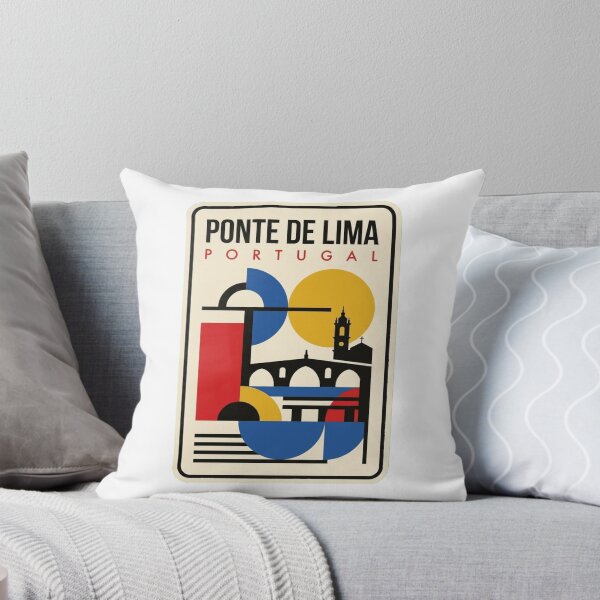 Item preview, Retro Ponte De Lima Bauhaus Geometric Skyline designed and sold by k3rstman1.