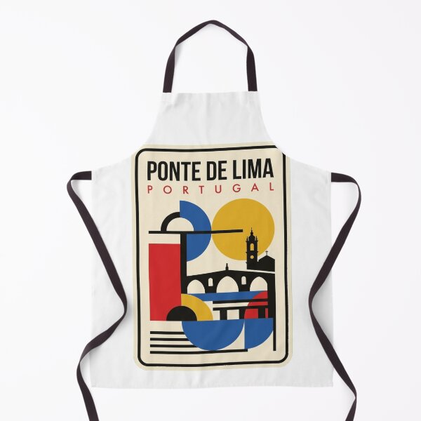 Item preview, Retro Ponte De Lima Bauhaus Geometric Skyline designed and sold by k3rstman1.