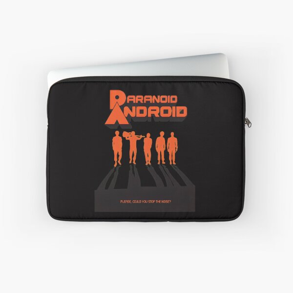 Item preview, Paranoid Android Retro Silhouettes Quote Art designed and sold by ShophiaCrafts.