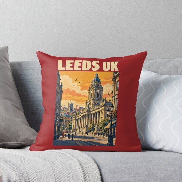 Item preview, Leeds Travel Poster Vintage Retro Art designed and sold by windmildesigner.