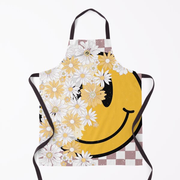 Item preview, Good Vibes Smiling Face: 90s Retro Grunge Floral Happy Face designed and sold by Aritxa.