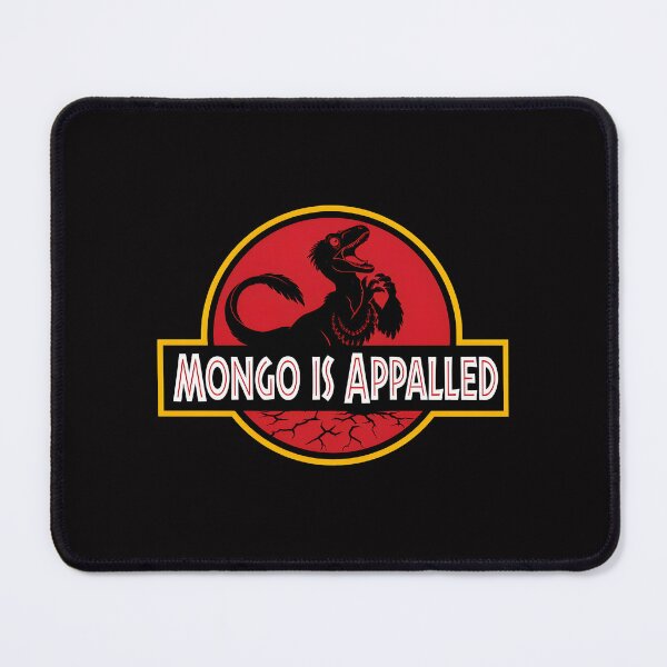Item preview, Mongo is Appalled Dino Emblem designed and sold by ShophiaCrafts.