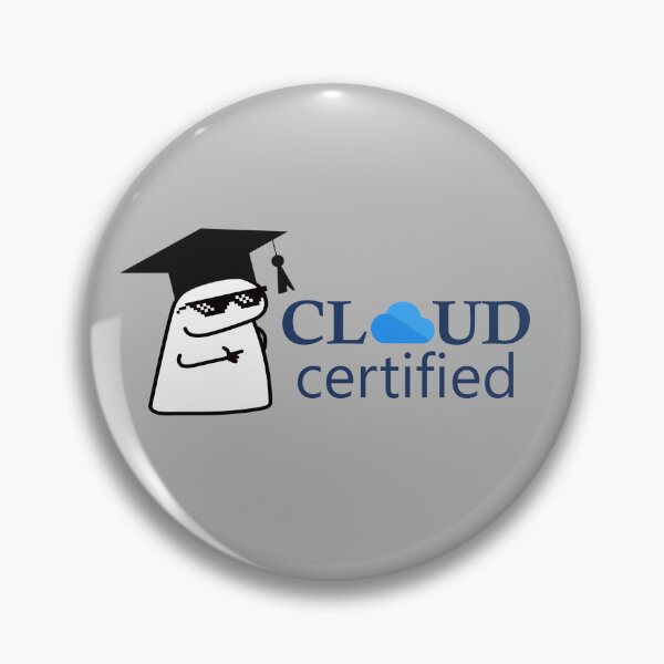 Item preview, Cloud Certified Meme Design | Microsoft Azure colors | Stickers, T-Shirts, Mugs, Backpacks, Pins, Notebooks & More designed and sold by I am Certified Designs.