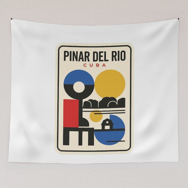 Item preview, Retro Pinar Del Rio Bauhaus Geometric Skyline designed and sold by k3rstman1.