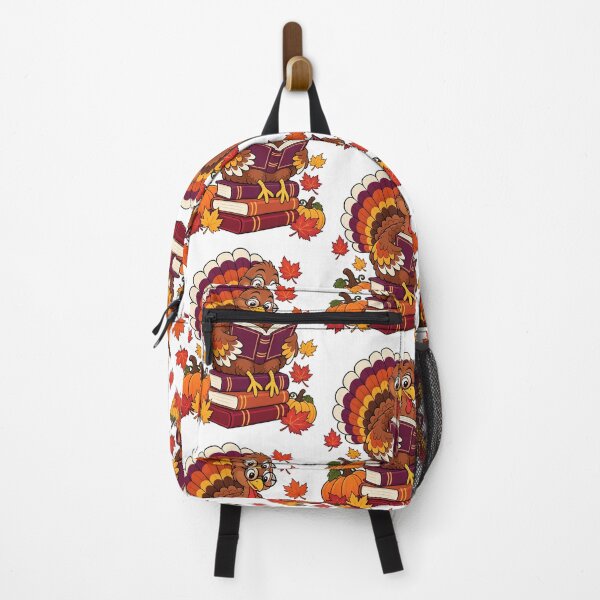 Item preview, Bookish Thanksgiving Turkey Reading Autumn Books designed and sold by skyartdesign.