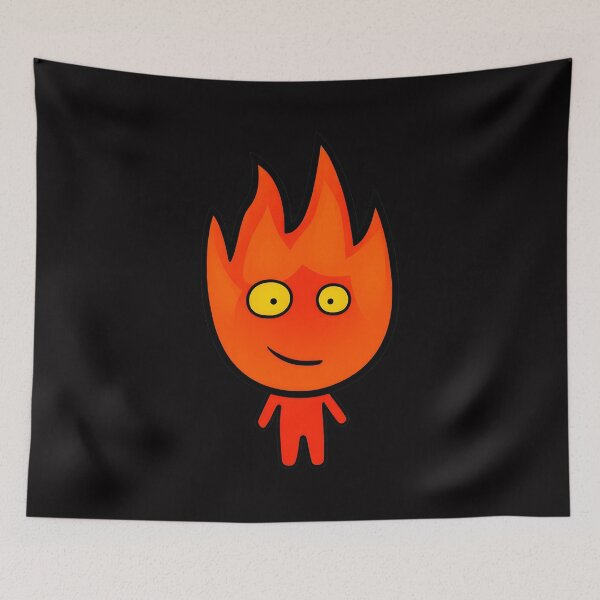 Item preview, Cute Fire Elemental Character  designed and sold by ShophiaCrafts.